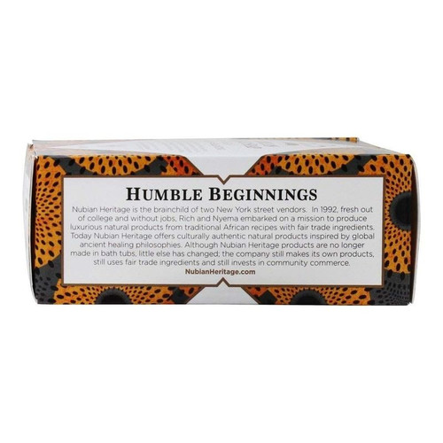 Nubian African Black Soap Bar, 5 Ounce (Pack of 5) 5
