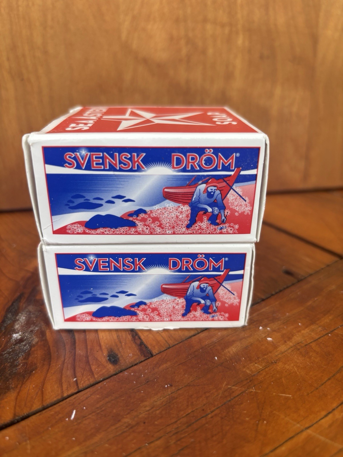 Swedish Dream Sea Aster Soap 2 Bars / Boxes 4 oz., Vegan