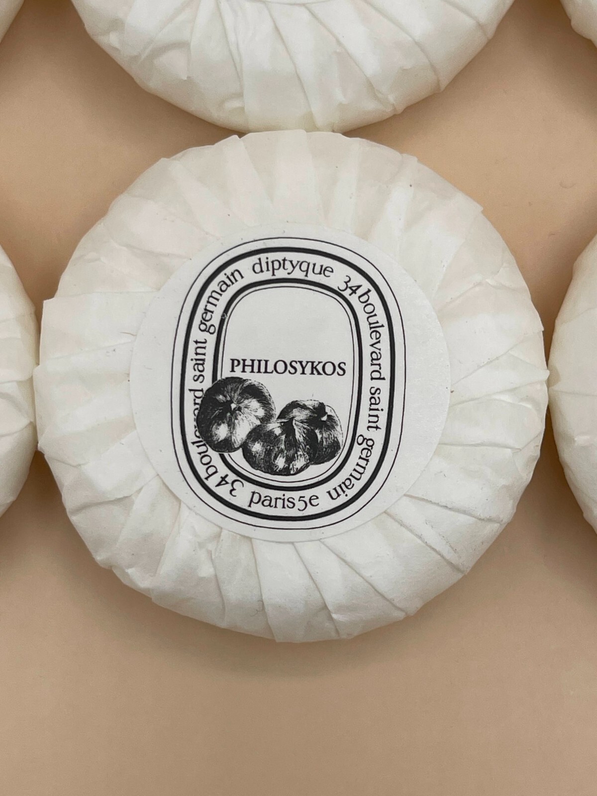 NEW Set of 6 Diptyque Philosykos Round Soap Bar 30g/1.06oz each – Saint Germain