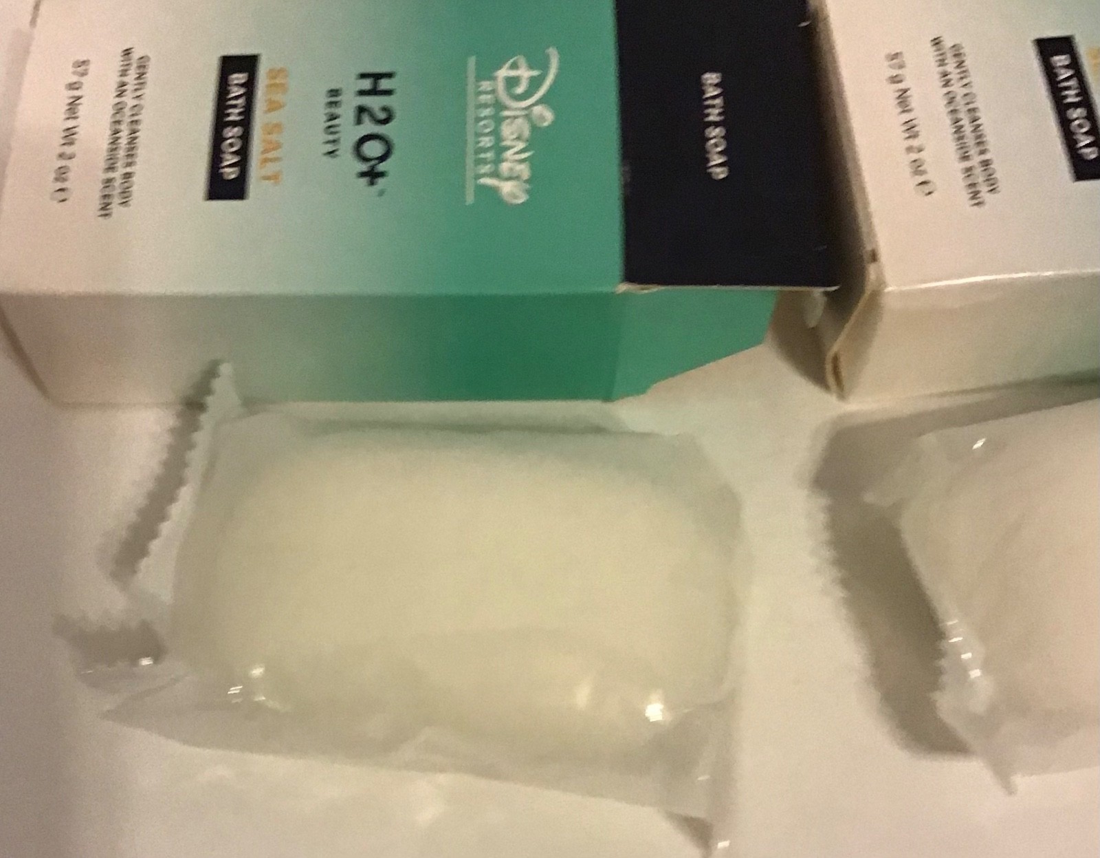 New Lot of 4 Walt Disney World Resort H2O+ Sea Salt Bath Soap
