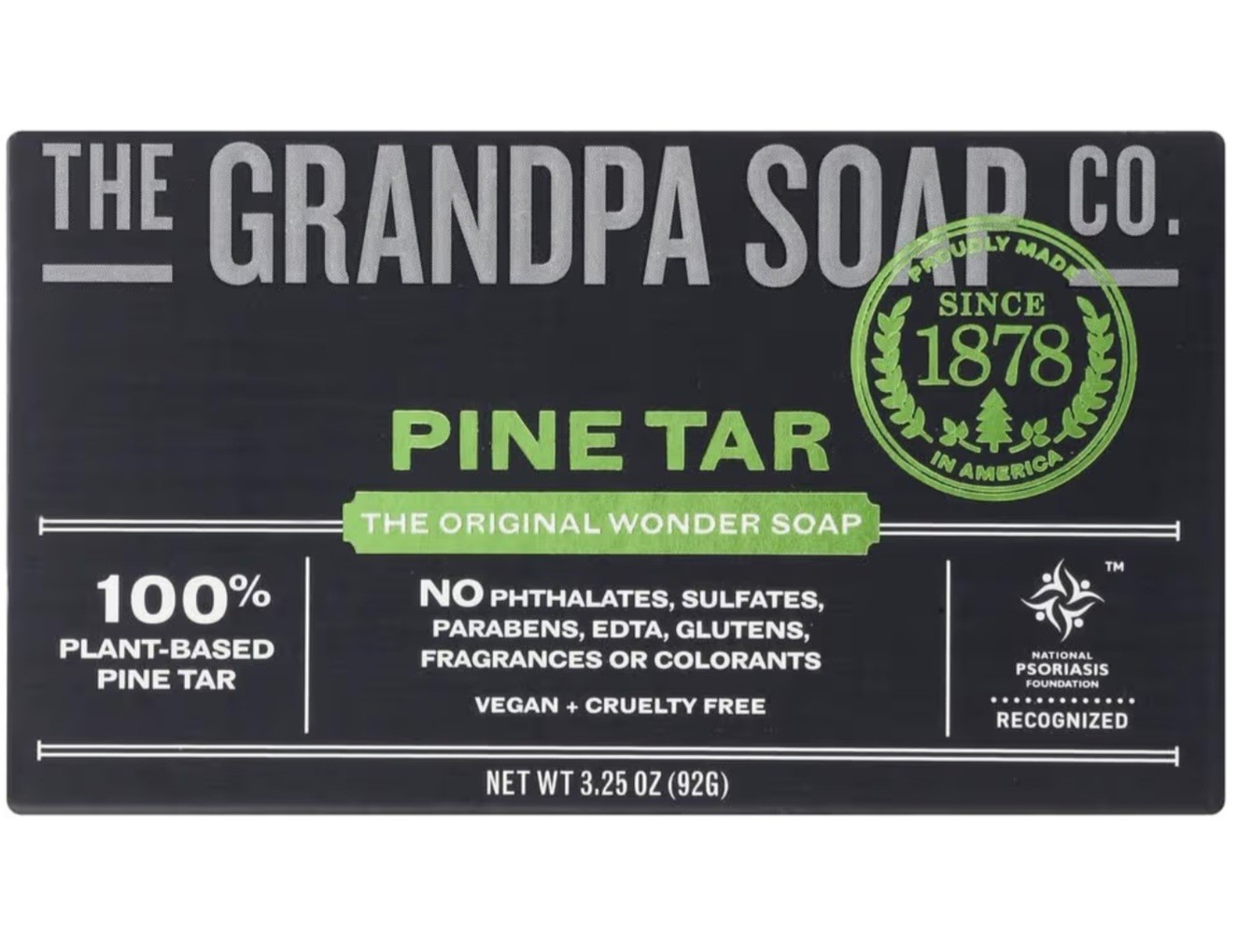 Grandpa’s Pine Tar Soap (3.25 oz Bars) – Multi-Pack of 6 | New