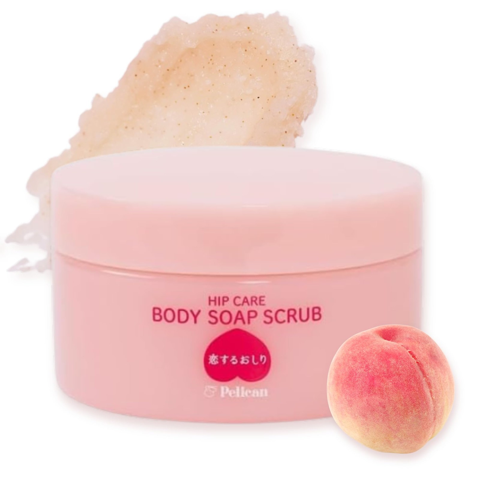 Pelican Soap “Loving Butt” Soap Club 180g Exfoliating Care Peach