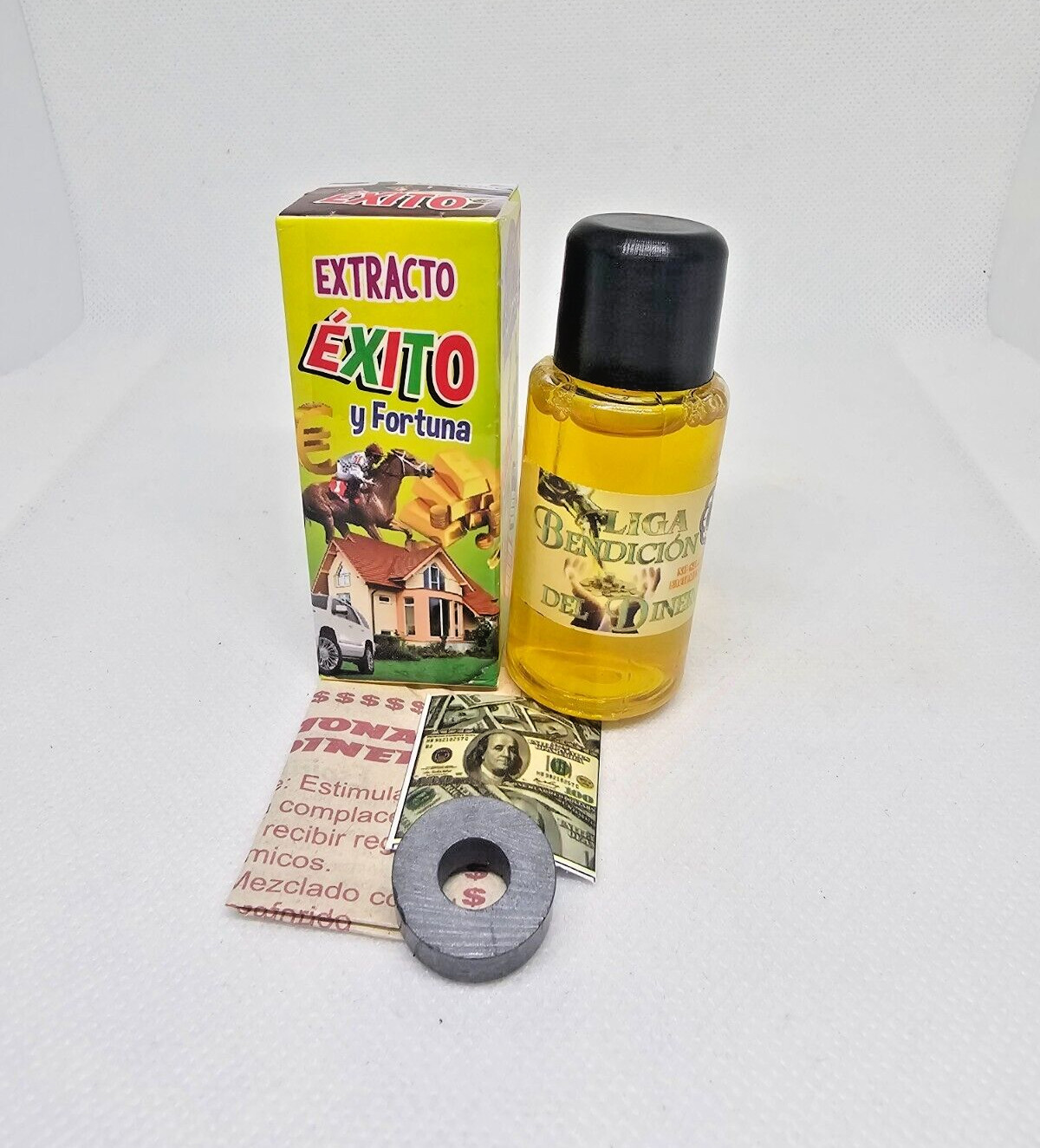 EXTRACTO EXITO Y FORTUNA MAGNETICO ORACION AMULETO IMAN INSTRUCCIONES