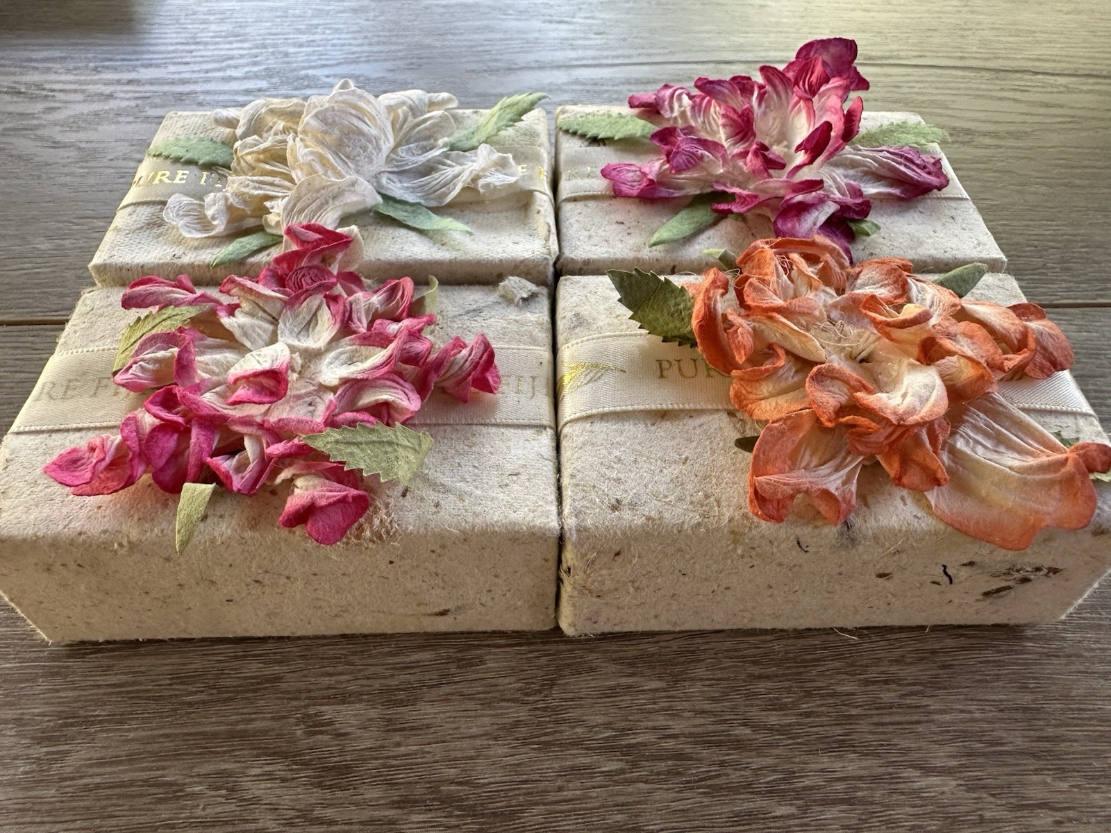 Pure Fiji Natural Coconut Bar Soap 3.5oz Set Of 4 – Mango, Moringa, Guava