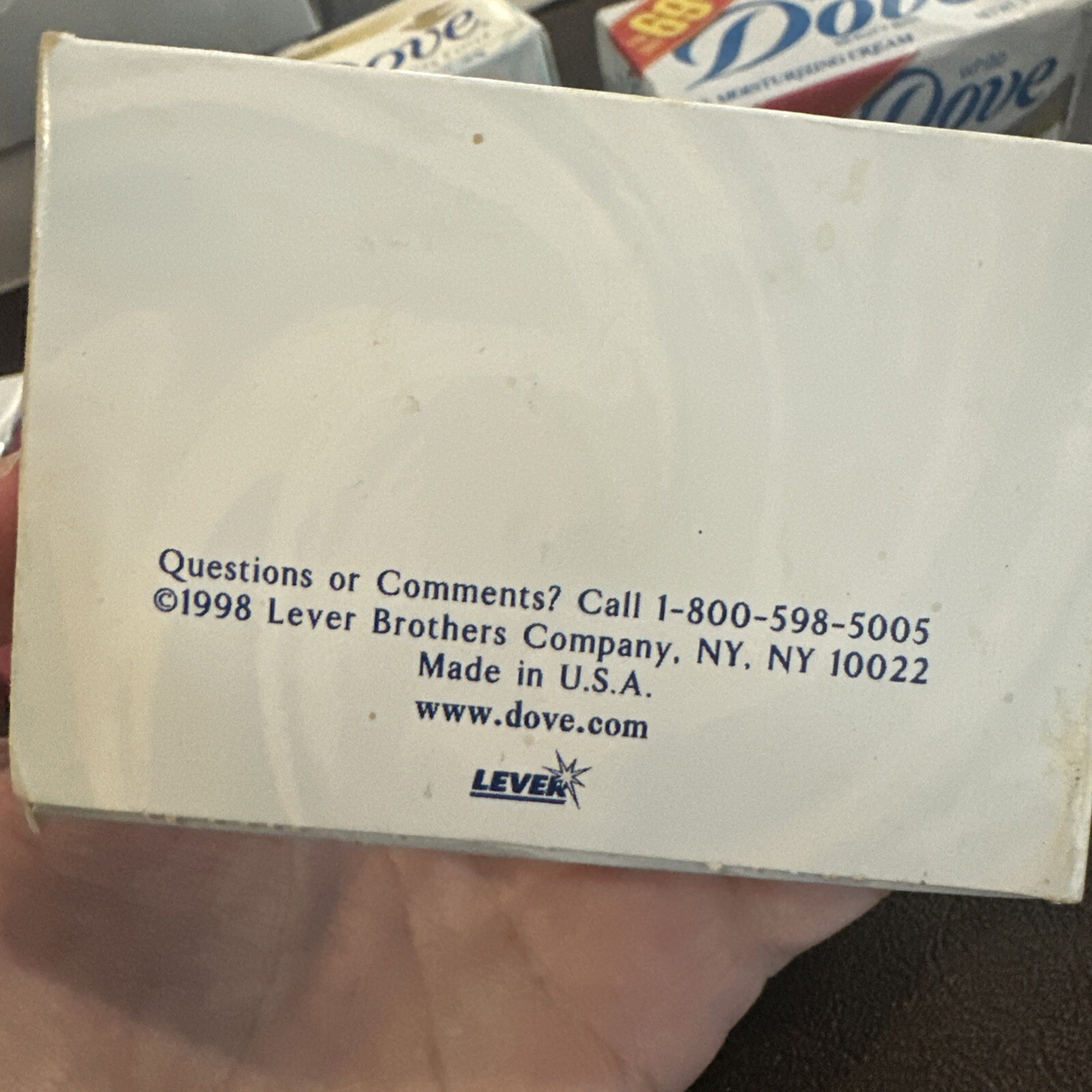 Vintage 1997 Dove Soap White 1/4 Moisture Lotion Bar 11 Pack Various Sizes