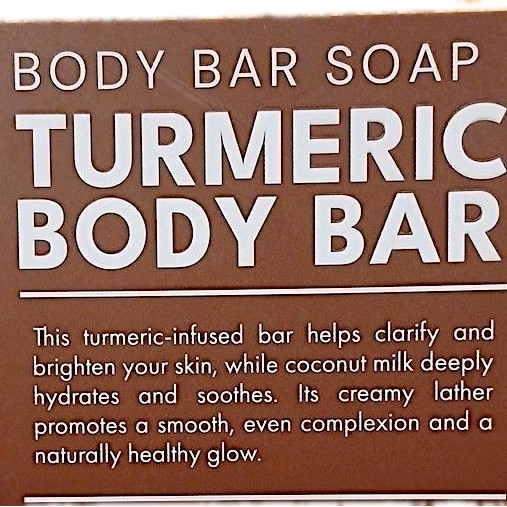 Turmeric & Coconut Milk Nourishing Hydrating Body Bar Soap Large 10oz Bath Vegan