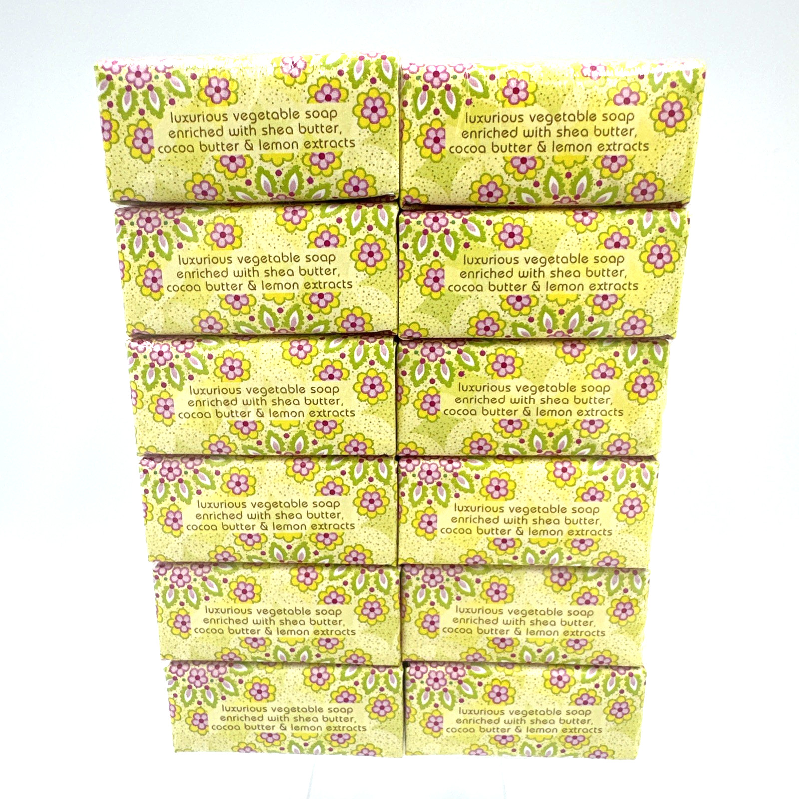 Greenwich Bay Lemon Verbena Shea Butter Soap Lot Of 12 Bars/1.9oz Each