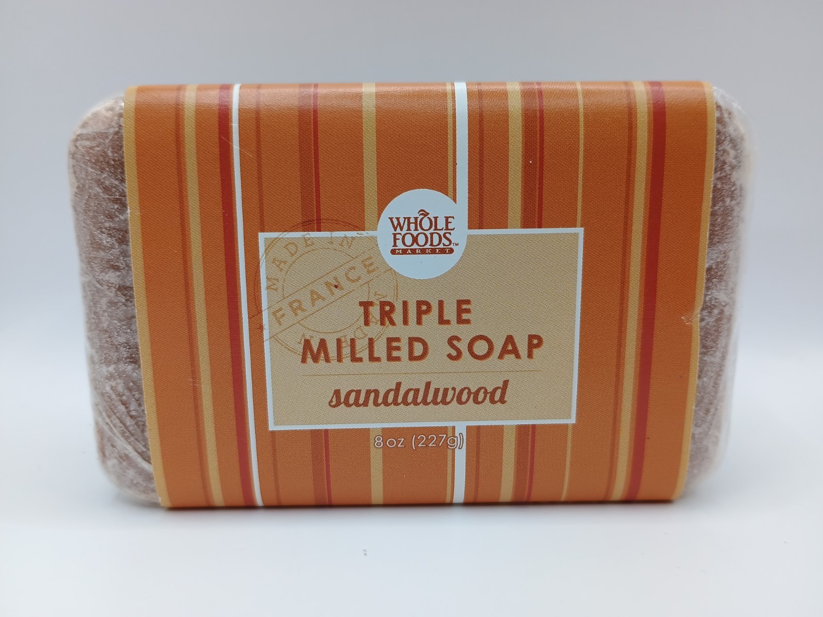 Vintage Whole Foods Triple Milled Sandalwood Bar Soap Discontinued