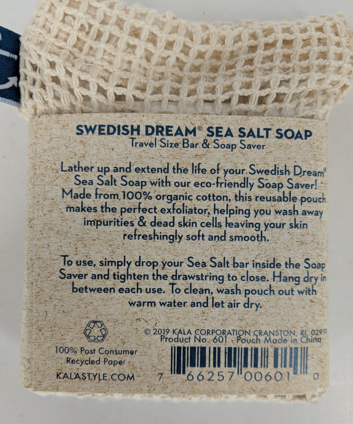 Swedish Dream Sea Salt Soap~Travel Bar & Soap Saver~1.8 oz/51 g