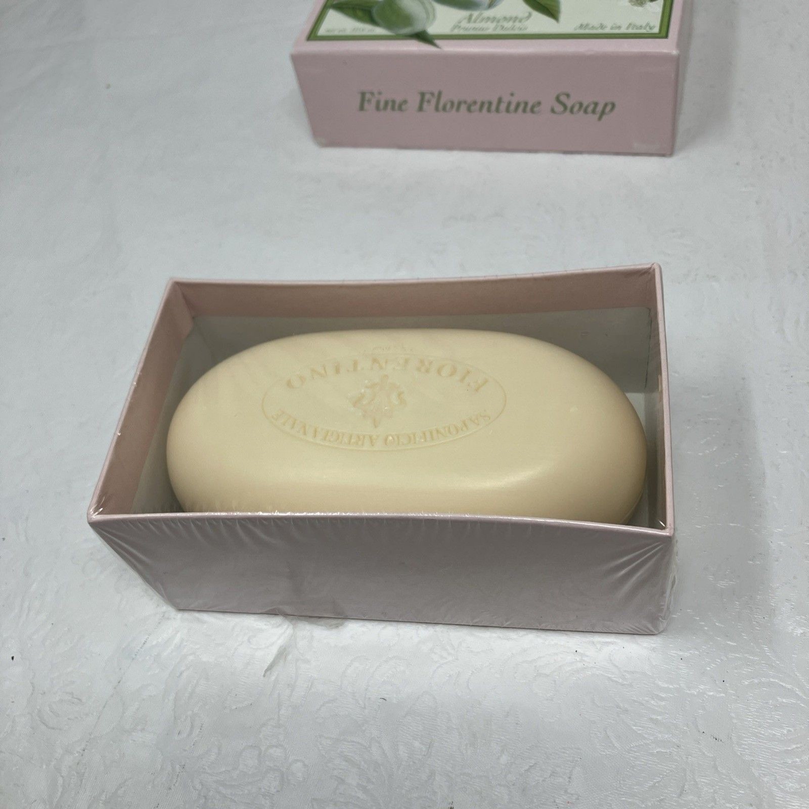 Saponificio Artigianale Fiorentino Italy Boxed Soap 10.6 oz Almond NEW