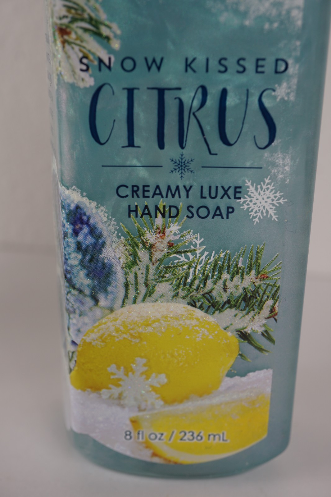 X 3 BATH & BODY WORKS SNOW KISSED CITRUS CREAMY LUXE GEL HAND SOAP