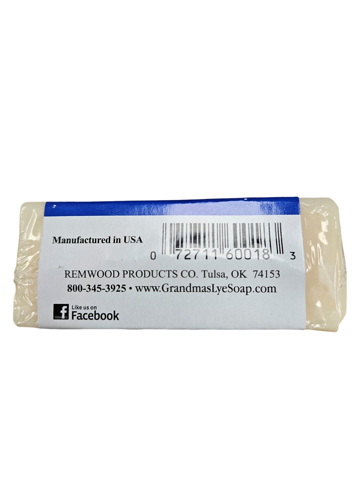 Grandma’s Lye Soap Pure & Natural 6oz Bar Unscented