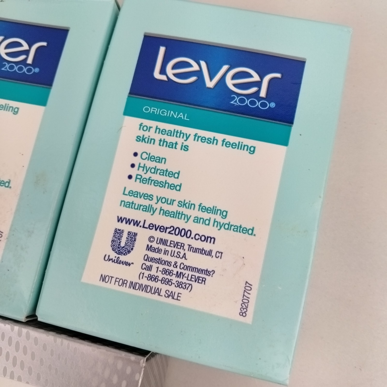 Vintage Lever 2000 Original Bar Soap Box Lot Of 3 Made in USA 3 Oz Each