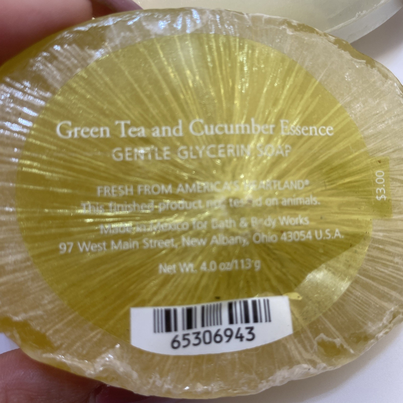 6 Bath & Body Works Soap Gardenia Lily Green Tea Cucumber White Ginger Amber NEW