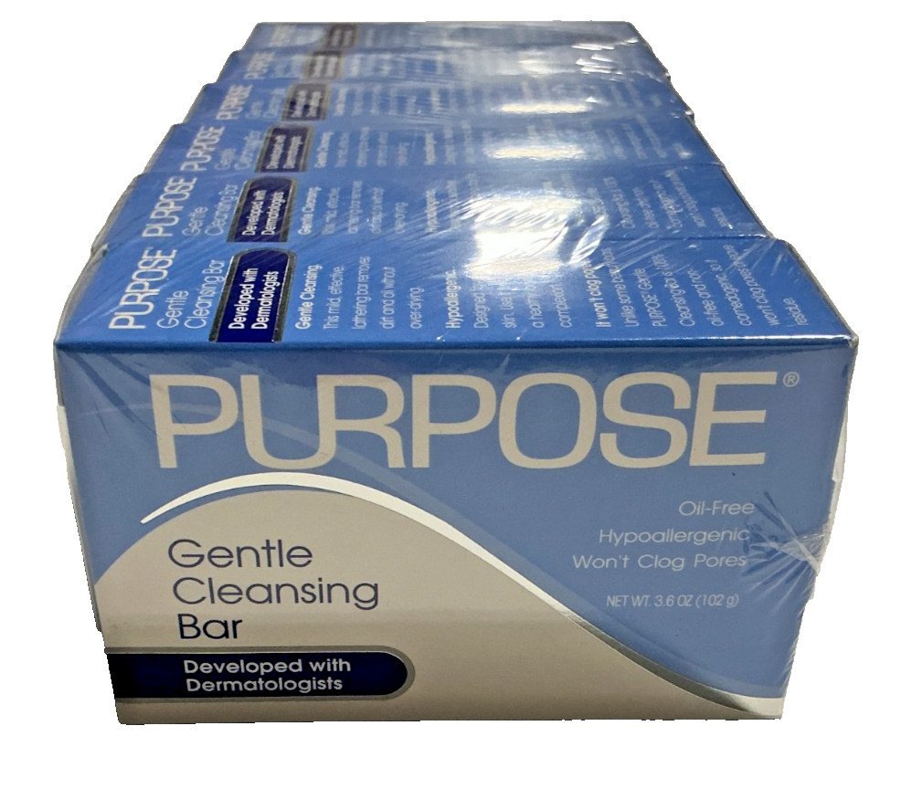 Purpose 12-Pack Bausch & Lomb Gentle Cleansing Bar Soap 3.6 oz Ea Sensitive Skin