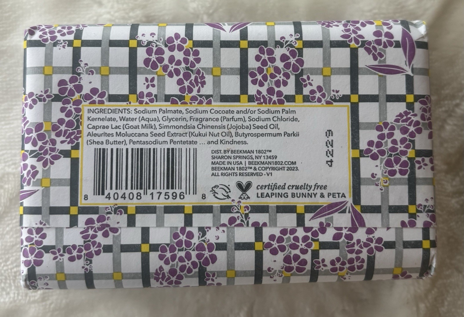 Beekman 1802 Bar Soap LILAC DREAM 9 oz Brand New FREE SHIPPING
