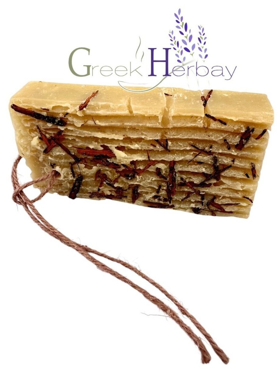 Natural Red Sandalwood & Rose Soap | Olive Oil Soap | Body&Face Care
