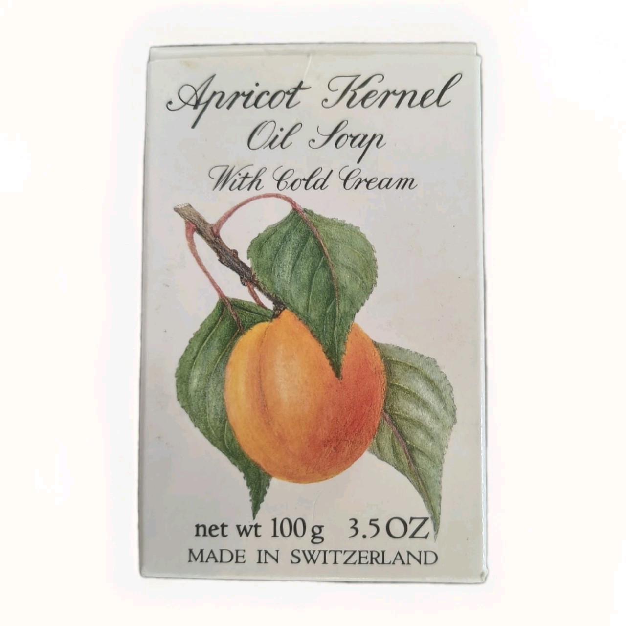 Crabtree & Evelyn APRICOT KERNEL OIL Soap with Cold Cream 3.5 oz/100g VTG 1984