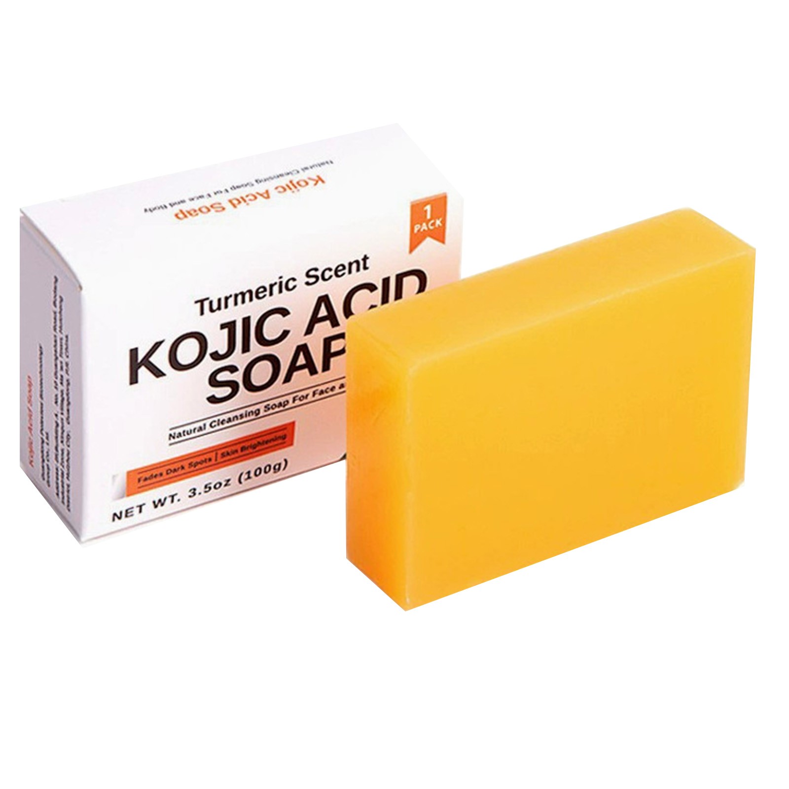 1Pcs Handmade Kojic Acid Soap Bar Oil Control Deep Cleaning Fades Dark Spots