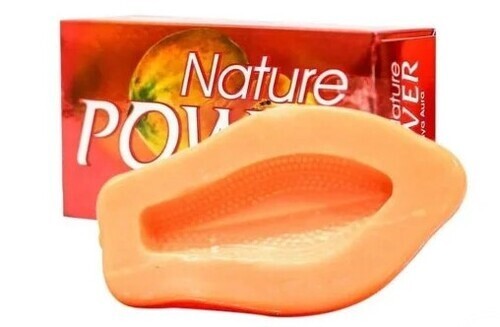 Nature Power Papaya Soap Original Herbal Beauty Skin Care bar 125g ( Indian Dis)