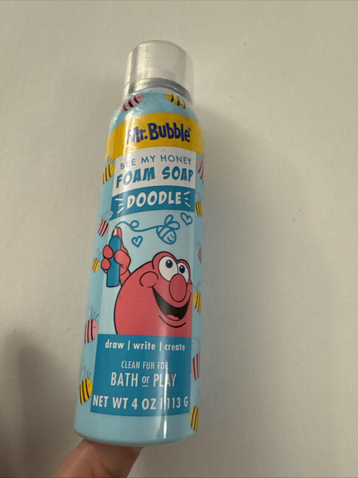 Mr. Bubble Foam Soap Doodle Bee My Honey Sensory Bath Play New B36