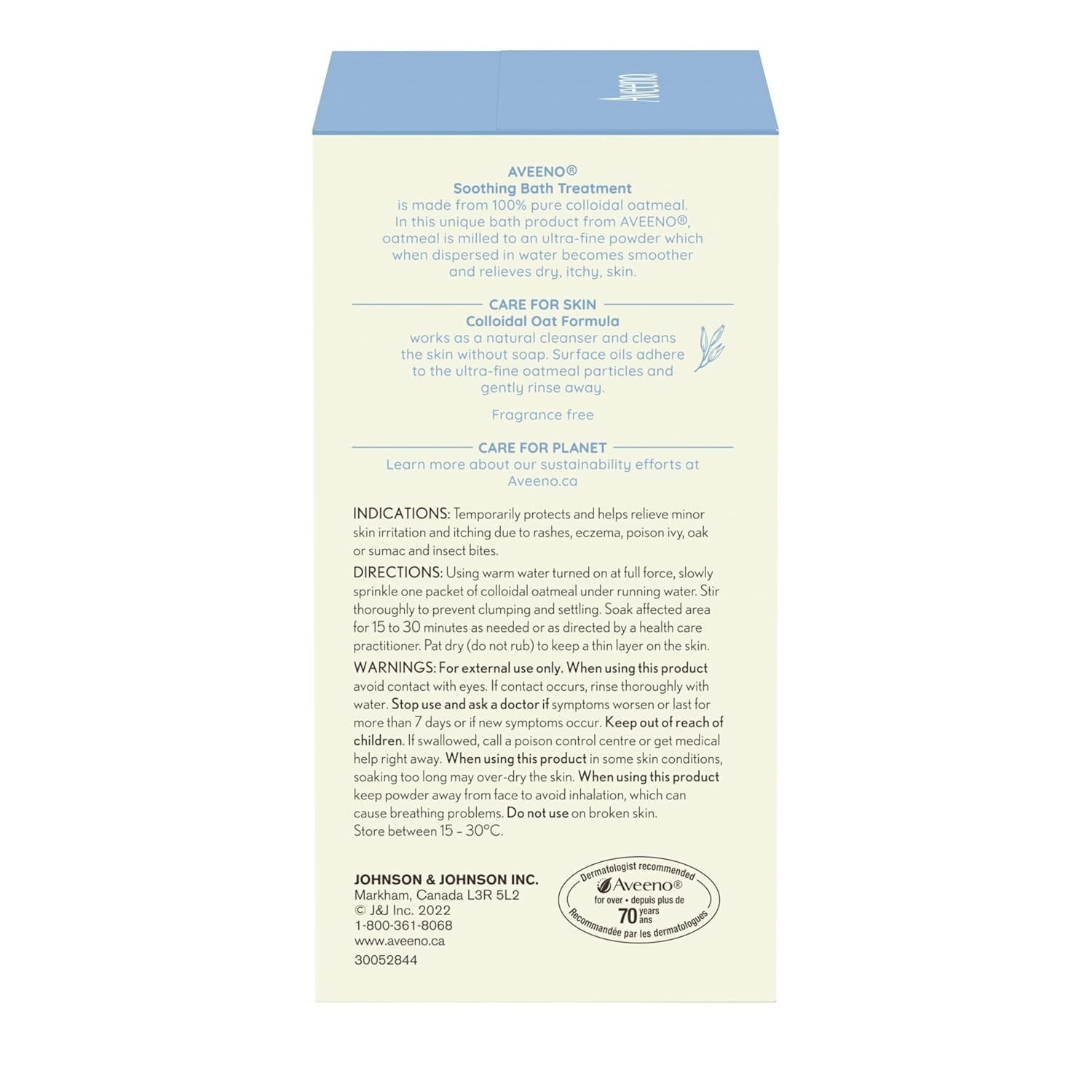 Fragrance Free Soothing Oatmeal Bath for Itchy Irritated Skin 8 Pack