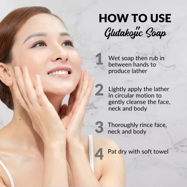 Skin Generics GLUTAKOJIC 8x Whitening Face & Body Soap 135g (1 Bar ONLY)