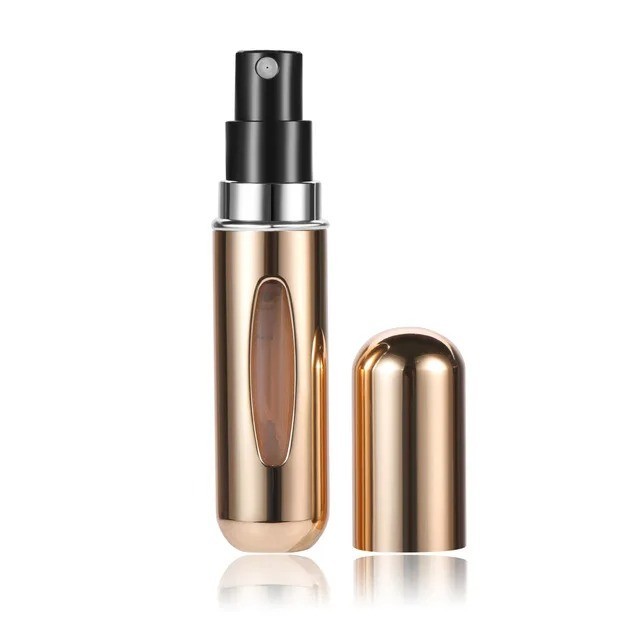 10Pcs Mini Refillable Travel Portable Perfume Atomizer Bottles Spray Pump Case
