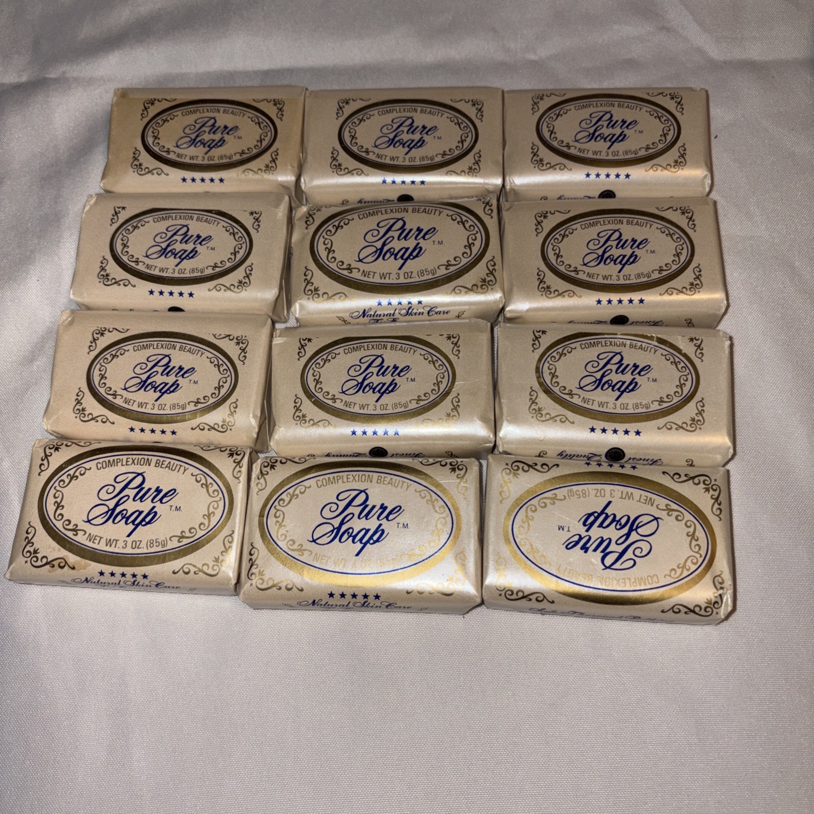 Cal Ben Soap Co Pure Soap Lot of 12 – 3 oz Bars Vintage Complexion beauty