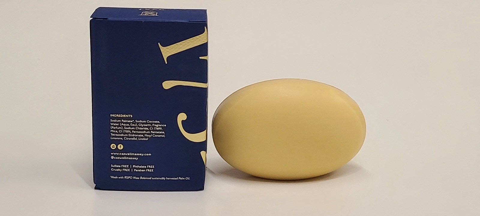 Caswell Massey 2571 Triple Milled Single Bar Soap