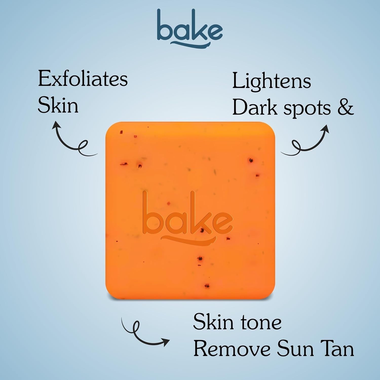 BAKE 2% Kojic Acid Scrub Soap Alpha Arbutin Lactic Acid Niacinamide