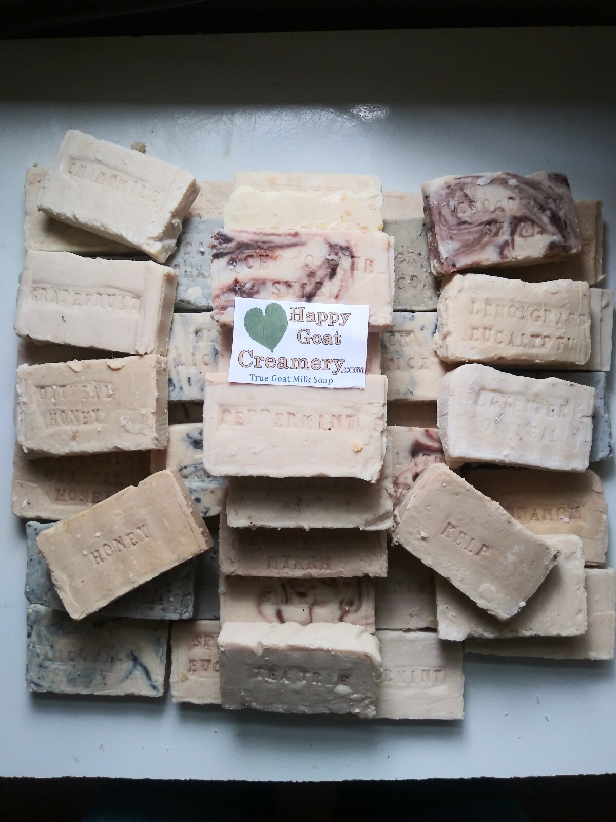43 BARS GOAT MILK SOAP SPECIAL ORDER not bars in photo HAPPY GOAT CREAMERY