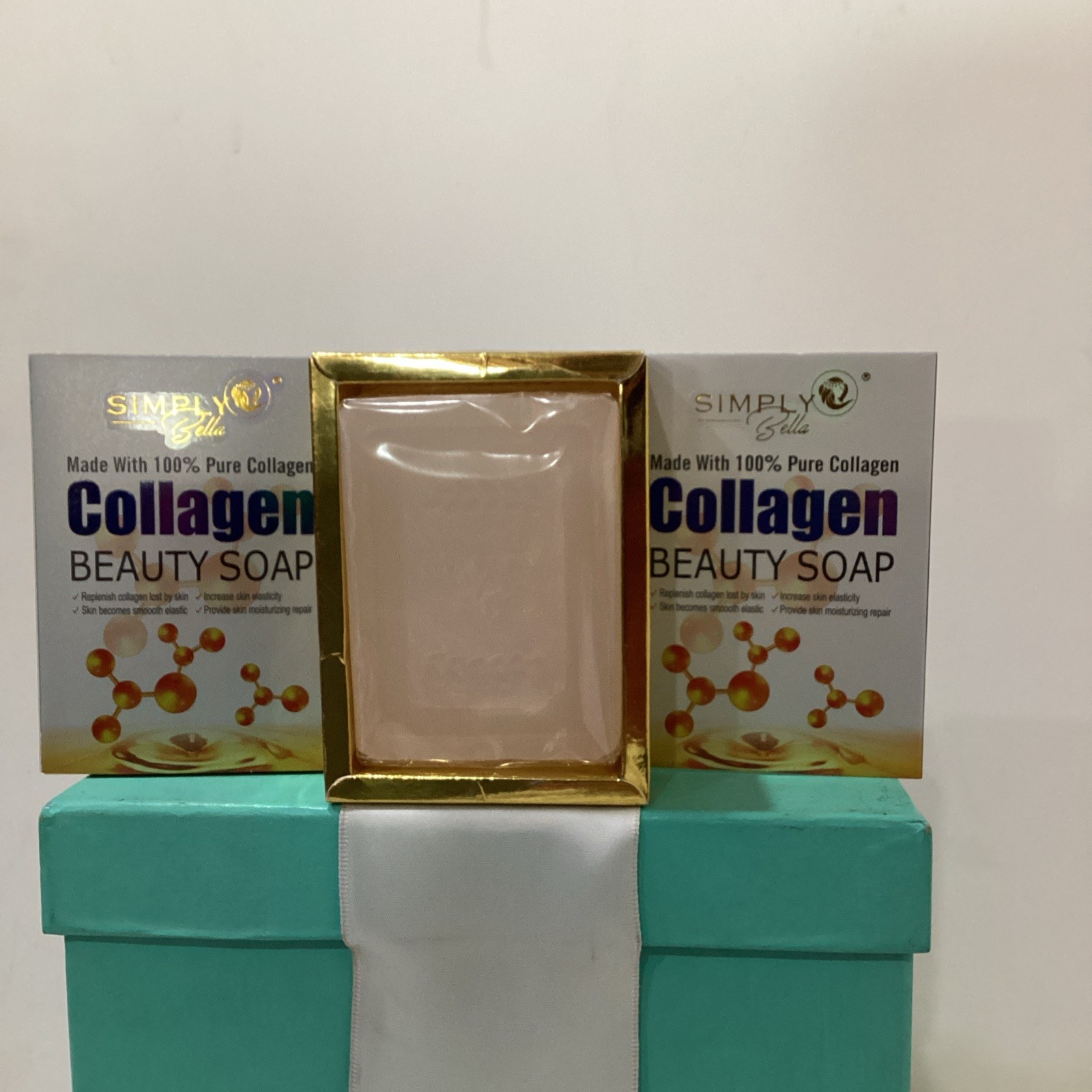 2 Simply Bella Made With 100% Pure Collagen Beauty Soap