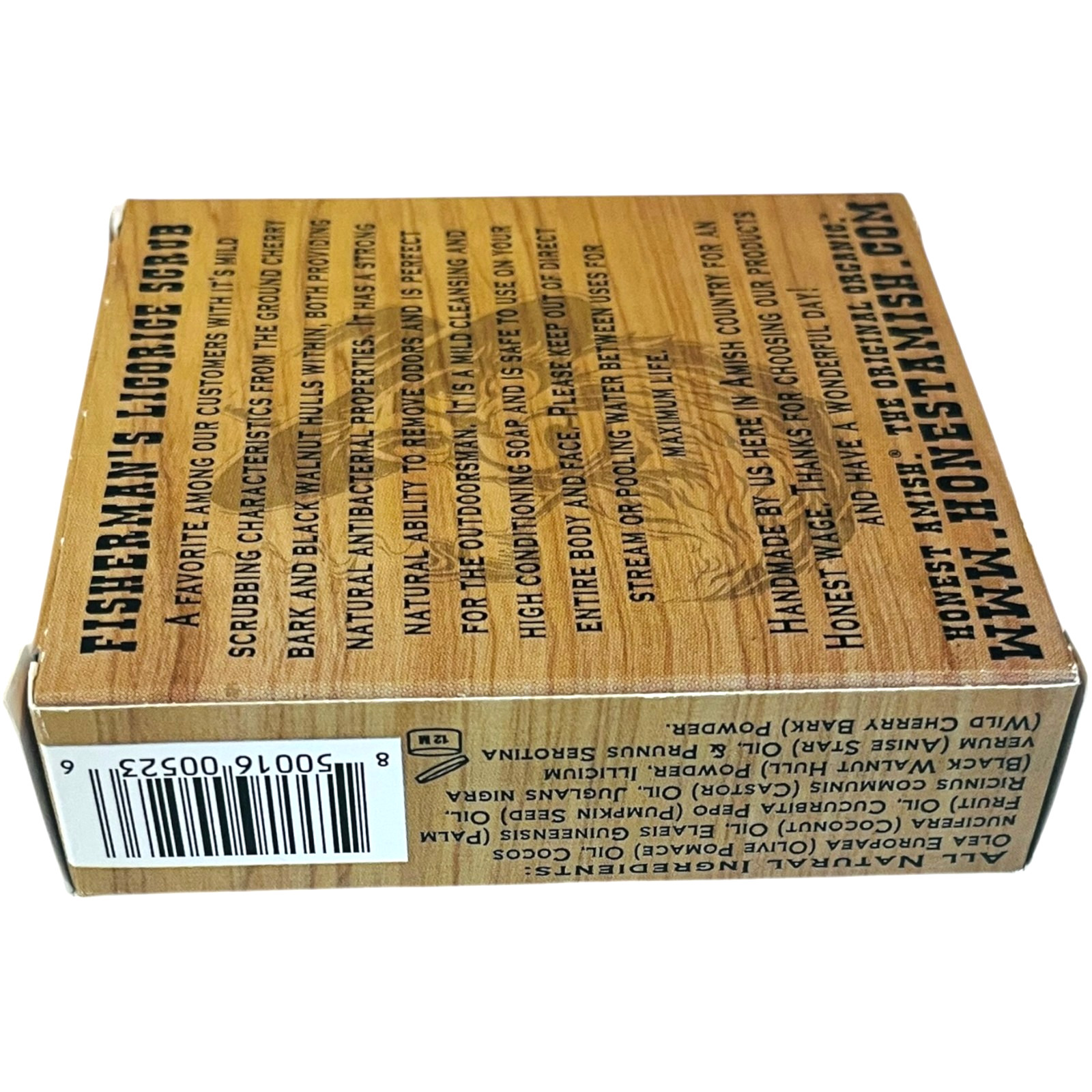 Honest Amish Handmade Soap – Fisherman’s Licorice Scrub