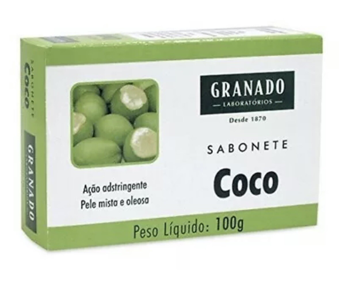 Soap Coco Very Nice For Skin/ Sabonete Granada De Coco Brasileiro.