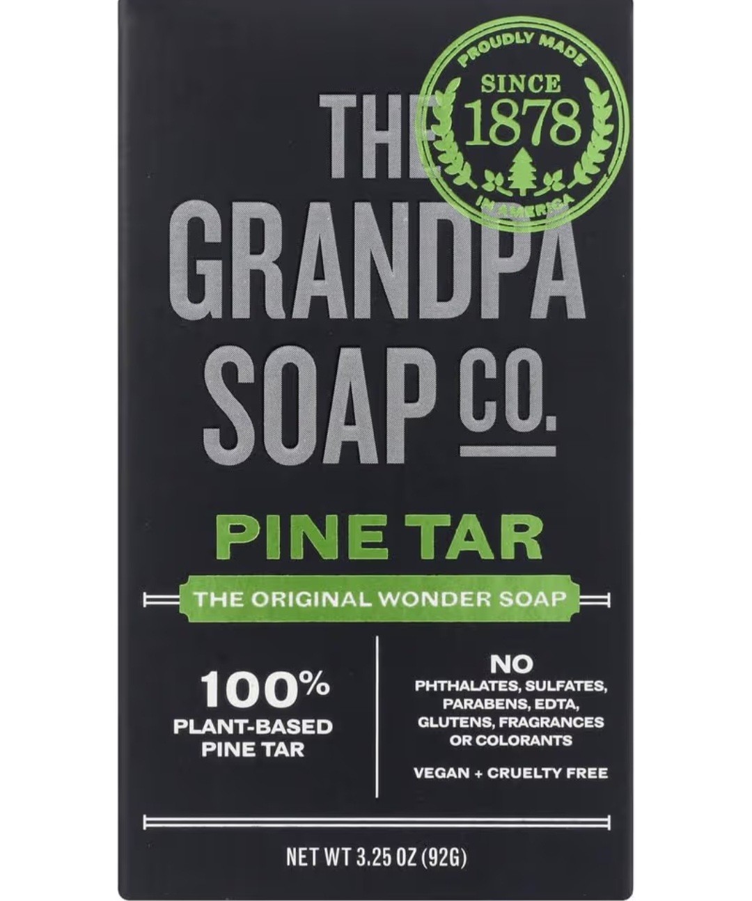 Grandpa’s Pine Tar Soap (3.25 oz Bars) – Multi-Pack of 6 | New