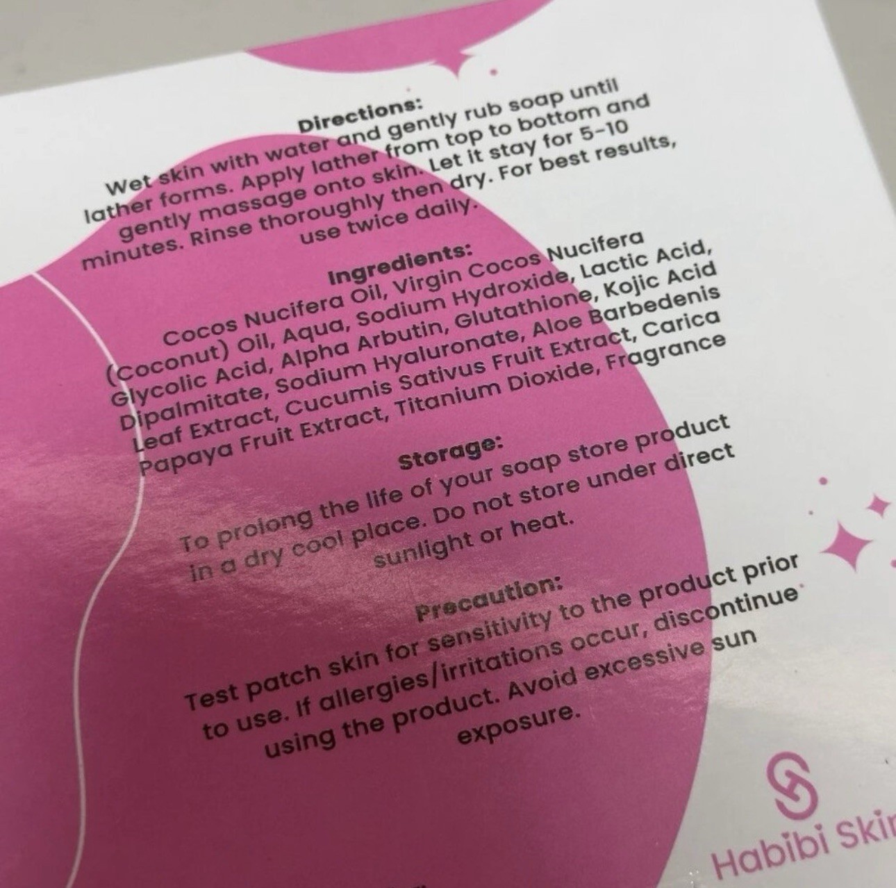 Habibi Skin Essenstial – Milky Peeling Soap (50g -4bars)