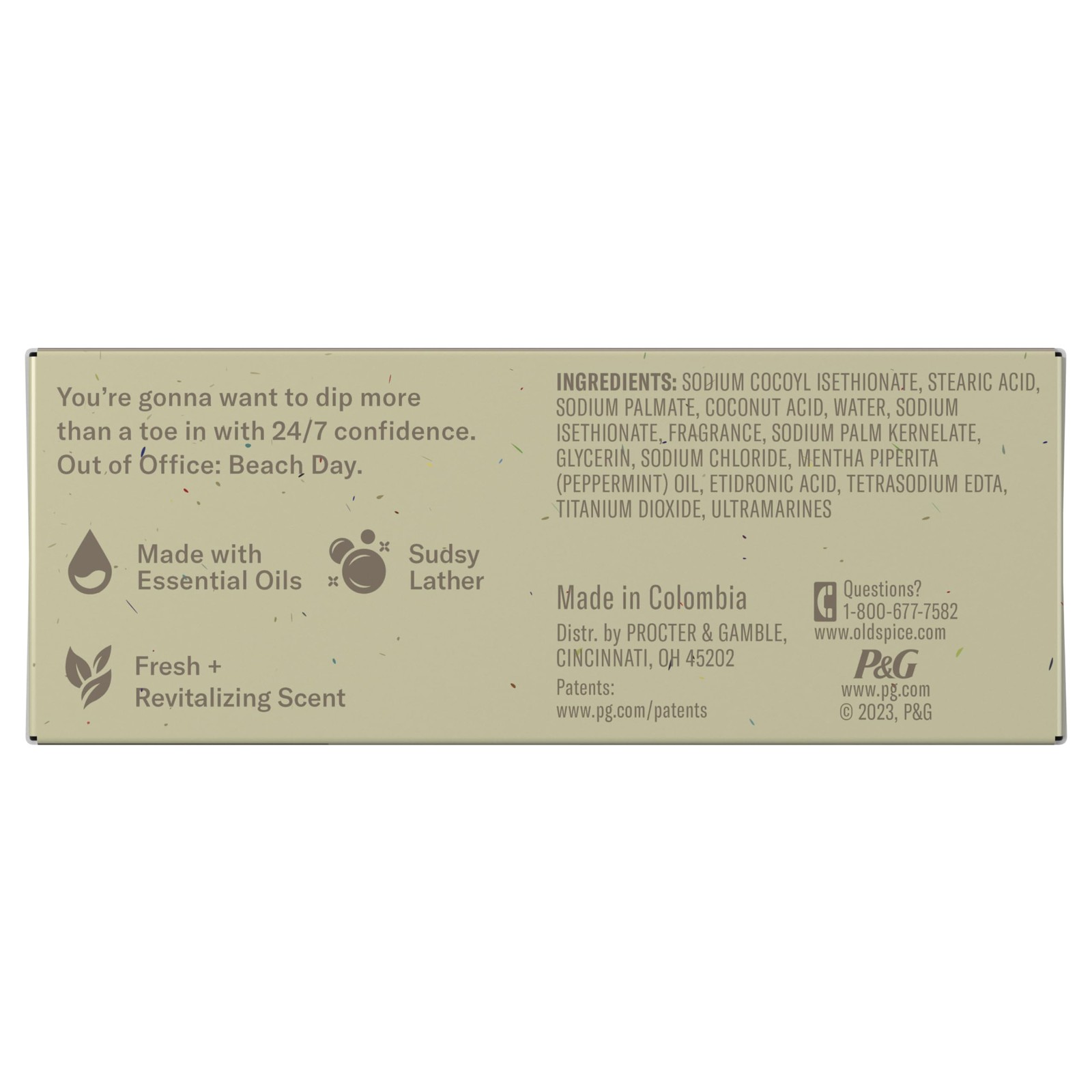 Premium Bar Soap, Seas The Day Eucalyptus and Coconut Cream Scent, With Plant…