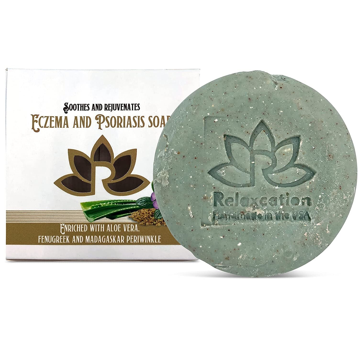 Eczema & Psoriasis Bergamot Natural Cold Process Soap Bar with Essential Oils