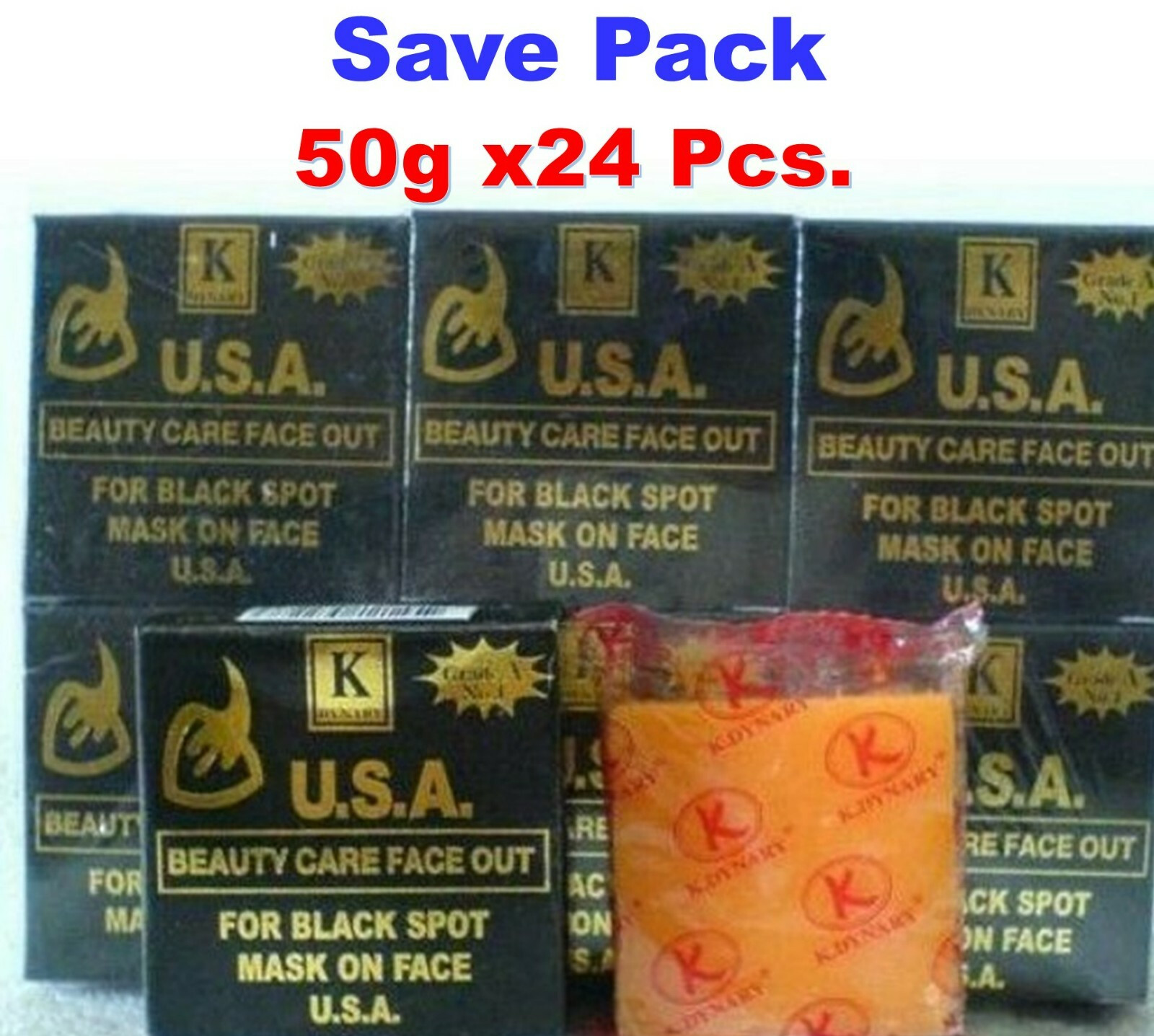 24 x USA Beauty Soap K.Brothers Face Black Spots Authentic 50g