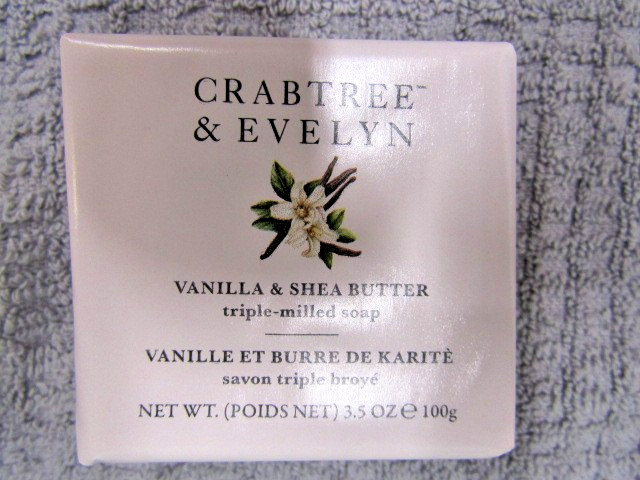 CRABTREE & EVELYN~~VANILLA & SHEA BUTTER~~TRIPLE MILLED SOAP 3.5 OZ NIP BIN