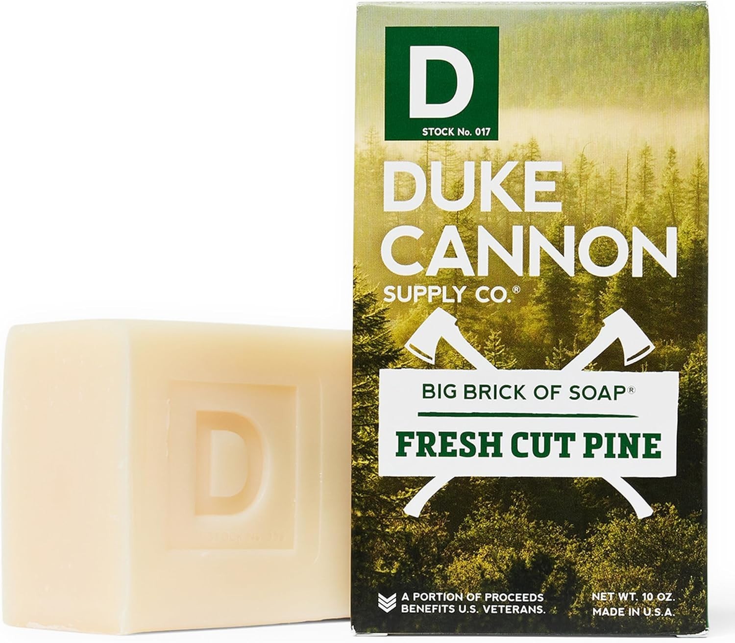 Duke Cannon Big Brick of Soap Fresh Cut Pine, 10oz/283ml – *NEW*