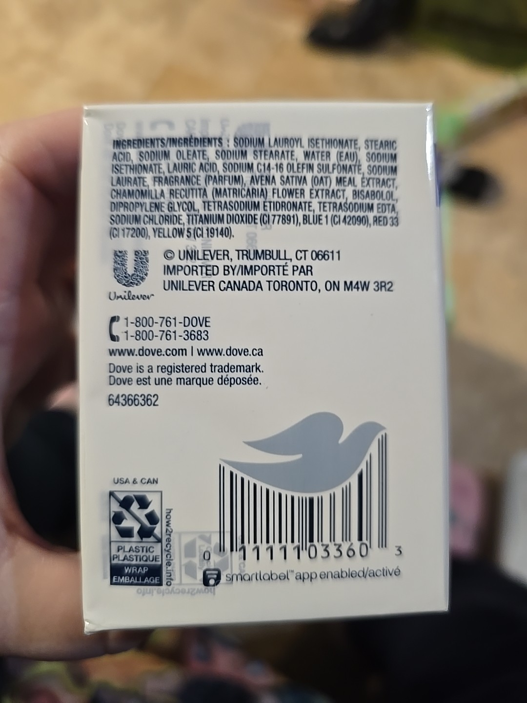 Dove Anti-Stress Blue Chamomile Oat Milk Moisturizing Cream Soap 3ct Pack NIPS
