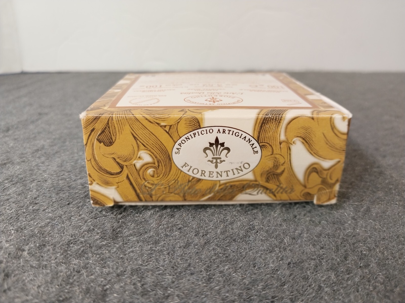 Saponificio Artigianale Fiorentino Almond Scented Soap 3.52 oz Round Bar “S”