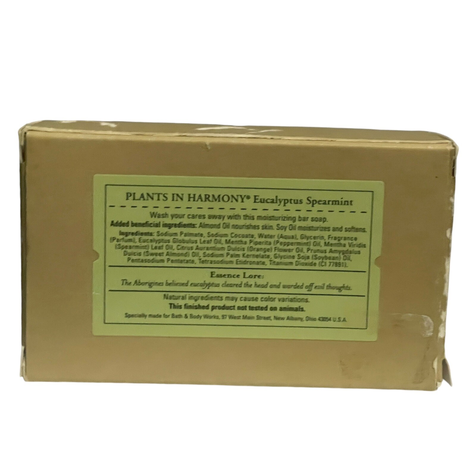 Bath Body Works Aromatherapy Eucalyptus Spearmint Relaxing Bath Soap 5.3 oz New