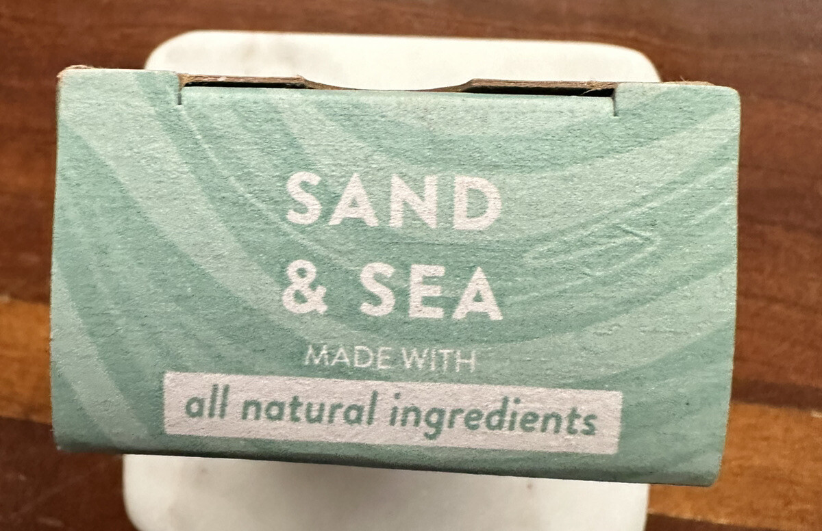 Pacha Soap Co. Sand & Sea Exfoliating Bar Soap 4 oz Handcrafted New in Box