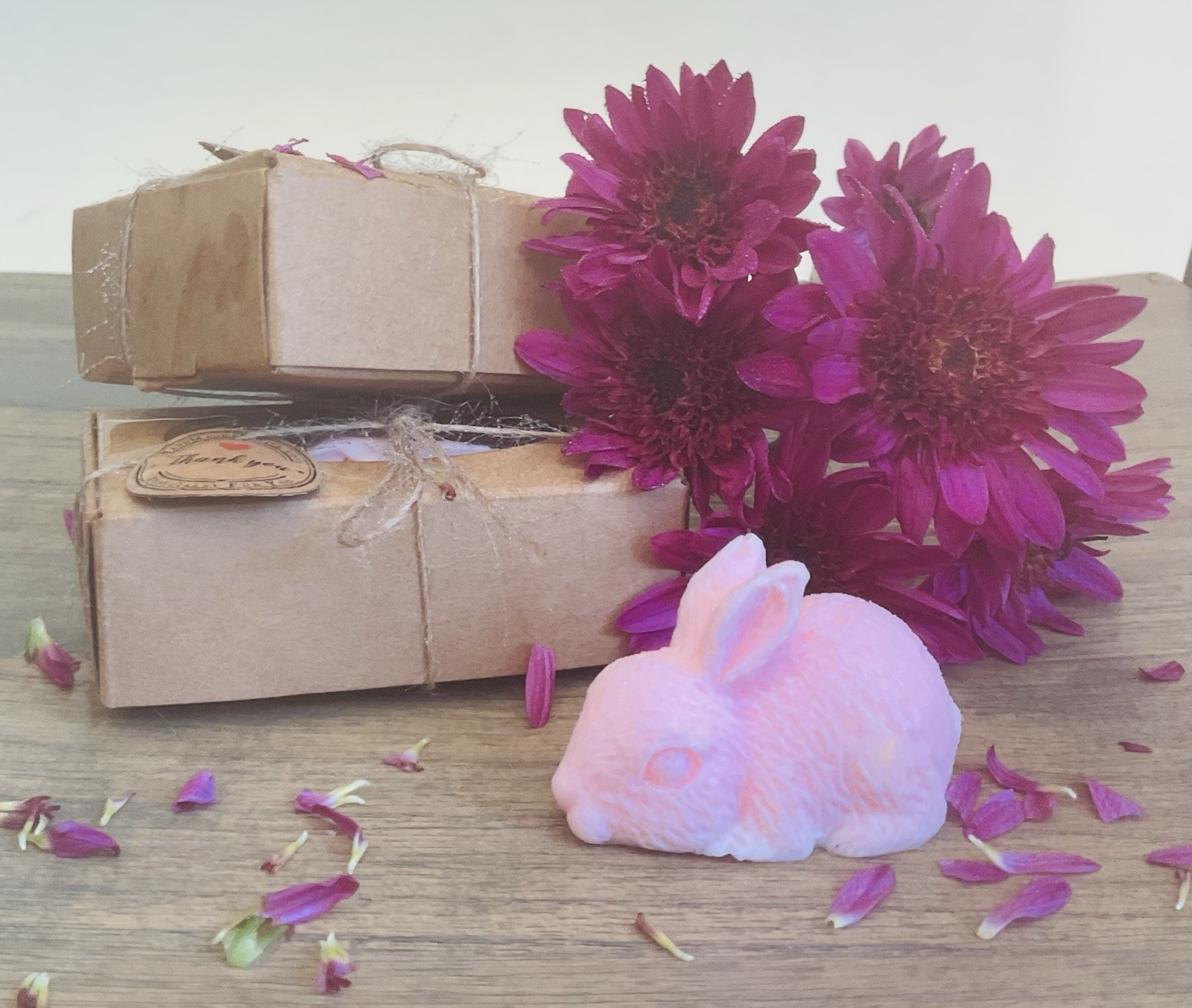 Handmade Sheabutter Scented Bunny Soap