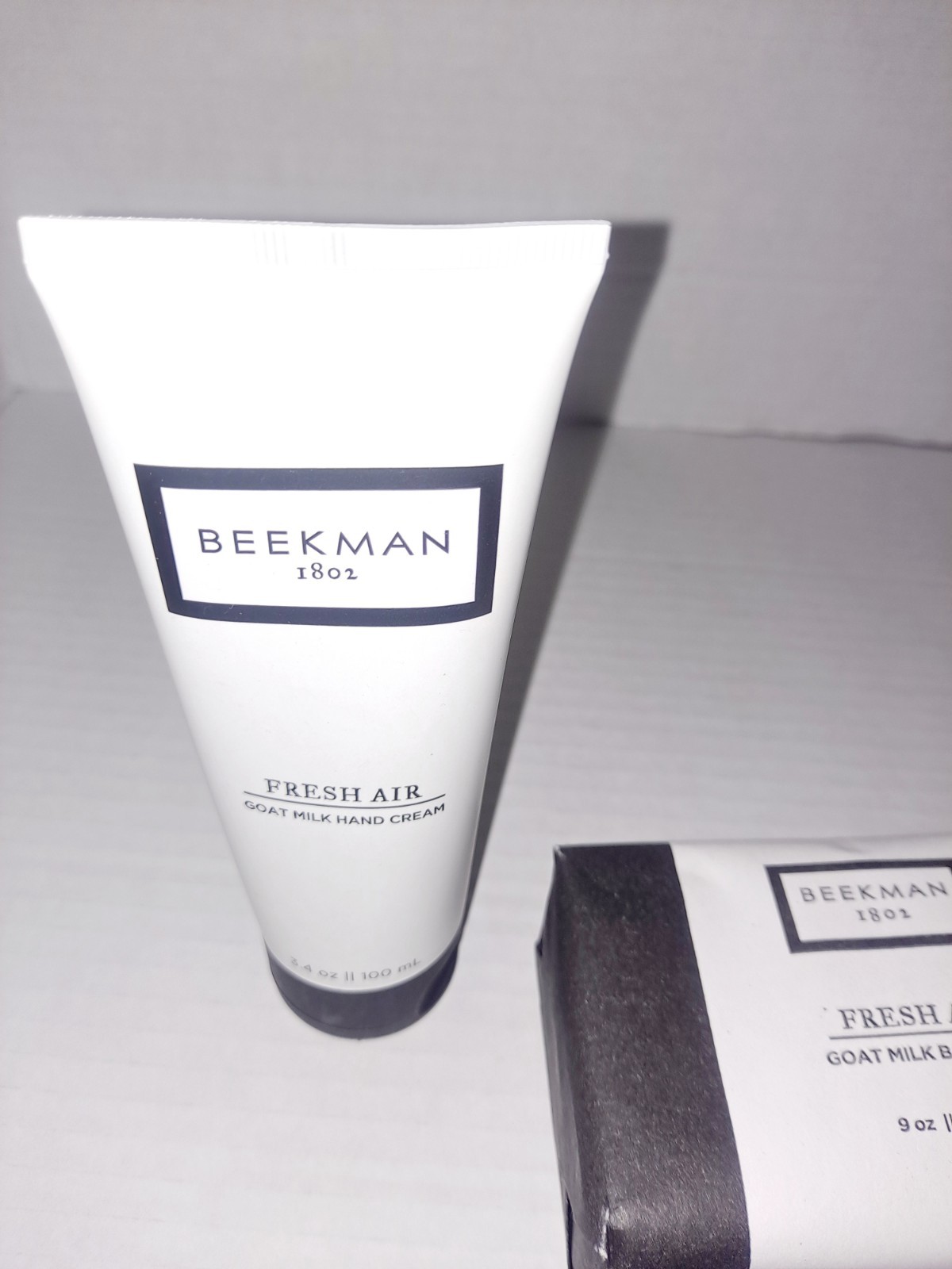Beekman 1802 Fresh Air Goat Milk Soap 9 oz And 3.4 oz Fresh Air Hand Cream