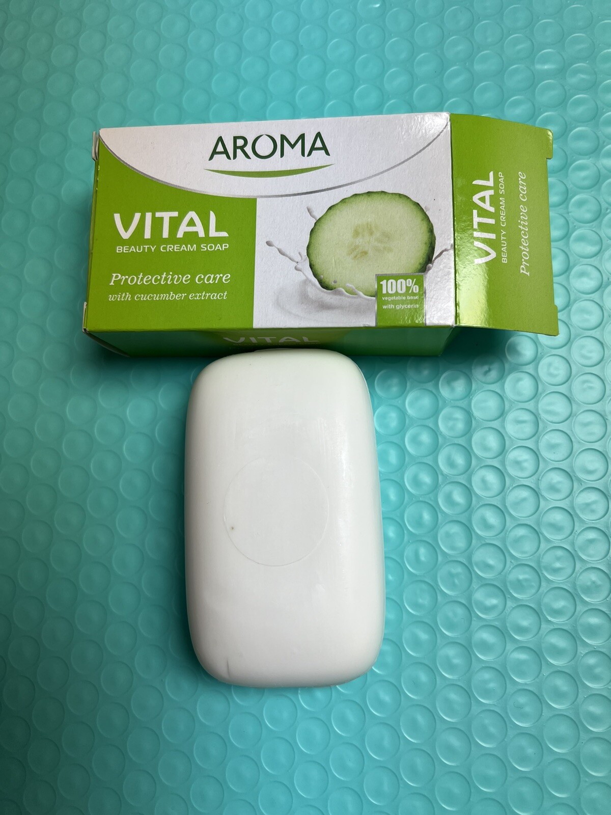Aroma Vital / Cucumber Protective Beauty Cream Soap 100g / 6 pack