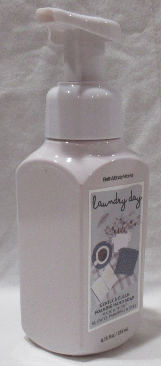 Bath & Body Works Gentle & Clean Foaming Hand Soap Lot Set of 2 LAUNDRY DAY